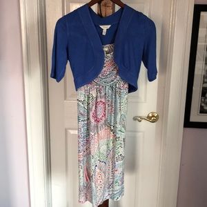 Soma shrug and dress